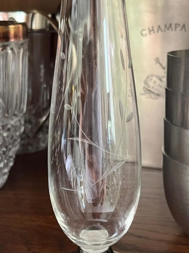 Vaso Gorham in vetro sterling e inciso - Foto 4 di 9
