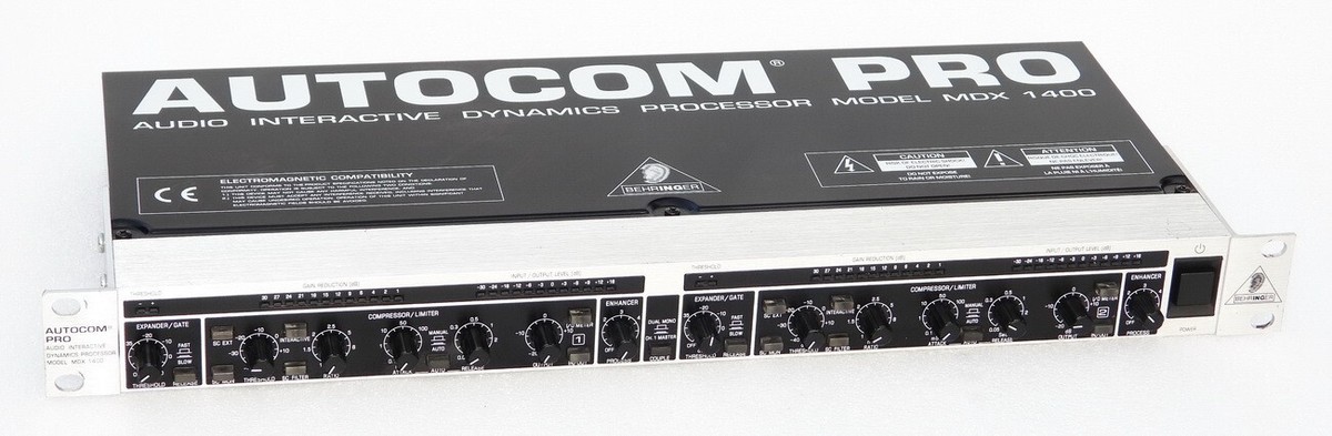 配信機器・PA機器・レコーディング機器 BEHRINGER MDX1400 Auto Com Pro BEHRINGER AUTOCOM PRO AUDIO INTERACTIVE DYNAMICS PROCESSOR MODEL