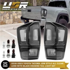 Special MONOCHROME TRD Pro Edition Black Tail Light For 16-23 Toyota 3G Tacoma