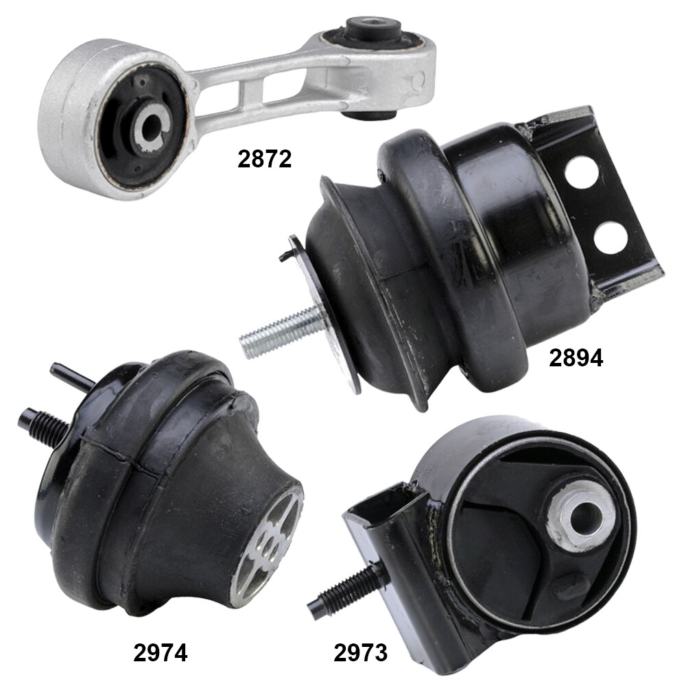 4-Piece Engine & Transmission Mount Set For 2001-2004 Ford Escape V6 3.0L