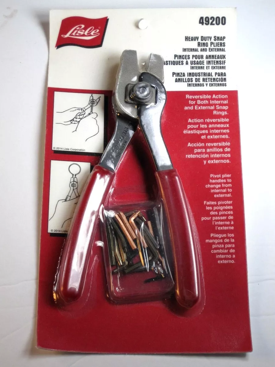 Snap Ring Spliers heavy Duty internal external Lisle 49200 external internal
