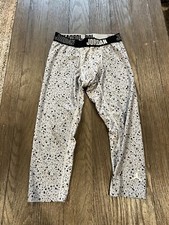 Boys Nike Air Jordan Basketball spandex Compression Tights Medium Cement
