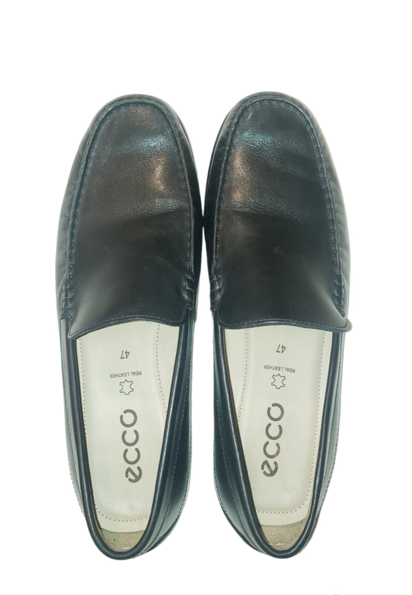 ECCO Classic Black Leather Driving Shoes Mens Size 47 US 13/13.5 s-l400.jpg main image 3