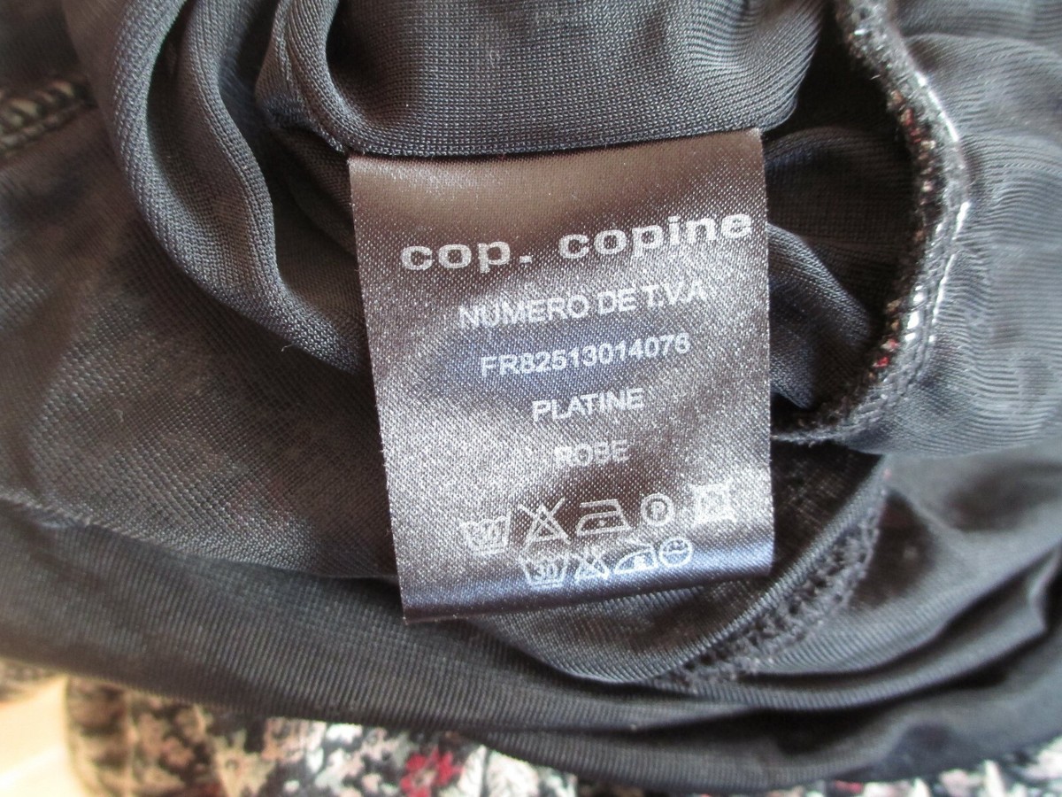 Robe Fleurie Cop Copine Taille 36 - Motif Floral Sur Fond Noir, Sans Manches, Occasion Très Bon état
