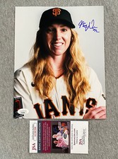 SAN FRANCISCO GIANTS- ALYSSA NAKKEN AUTOGRAPH PORTRAIT 8x10 PHOTO JSA AC00388