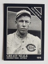 GREASY NEALE 1992 Conlon Collection TSN Two Sports #401 Cincinnati Reds