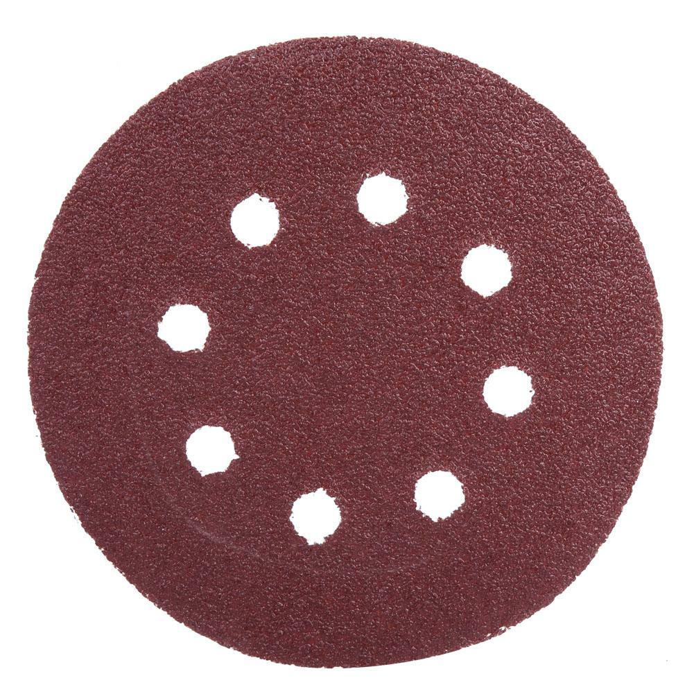80Pcs 125mm Selfadhesive Sanding Discs 8 Hole 40 60 80 120 Grit