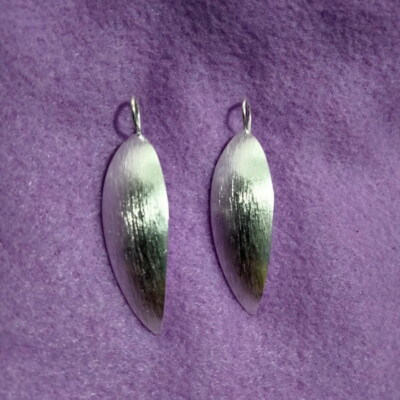 FINE SILVER EARRINGS 925 STERLING CRAFT VINTAGE TRIBAL JEWELRY WOMEN LOT1768