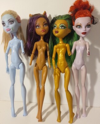 Monster High- Nude LOT OF 4 For OOAK, Customs TLC 