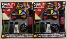 2 Rubies Theatrical Complete MakeUp Kit Fake Blood Creepy Skin Water Washable