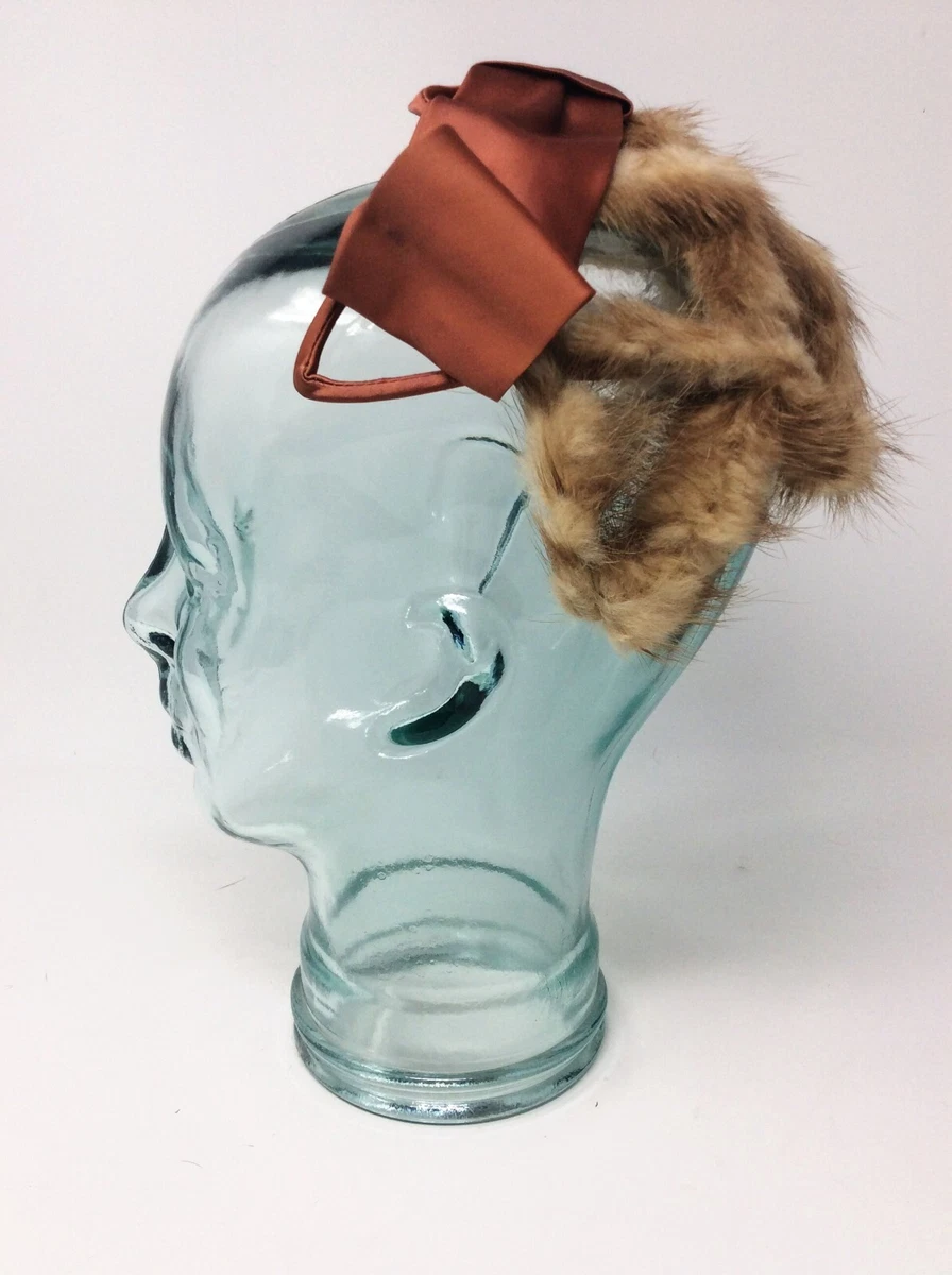 Mink Fur Fascinator Vintage Hats for Women for sale | eBay