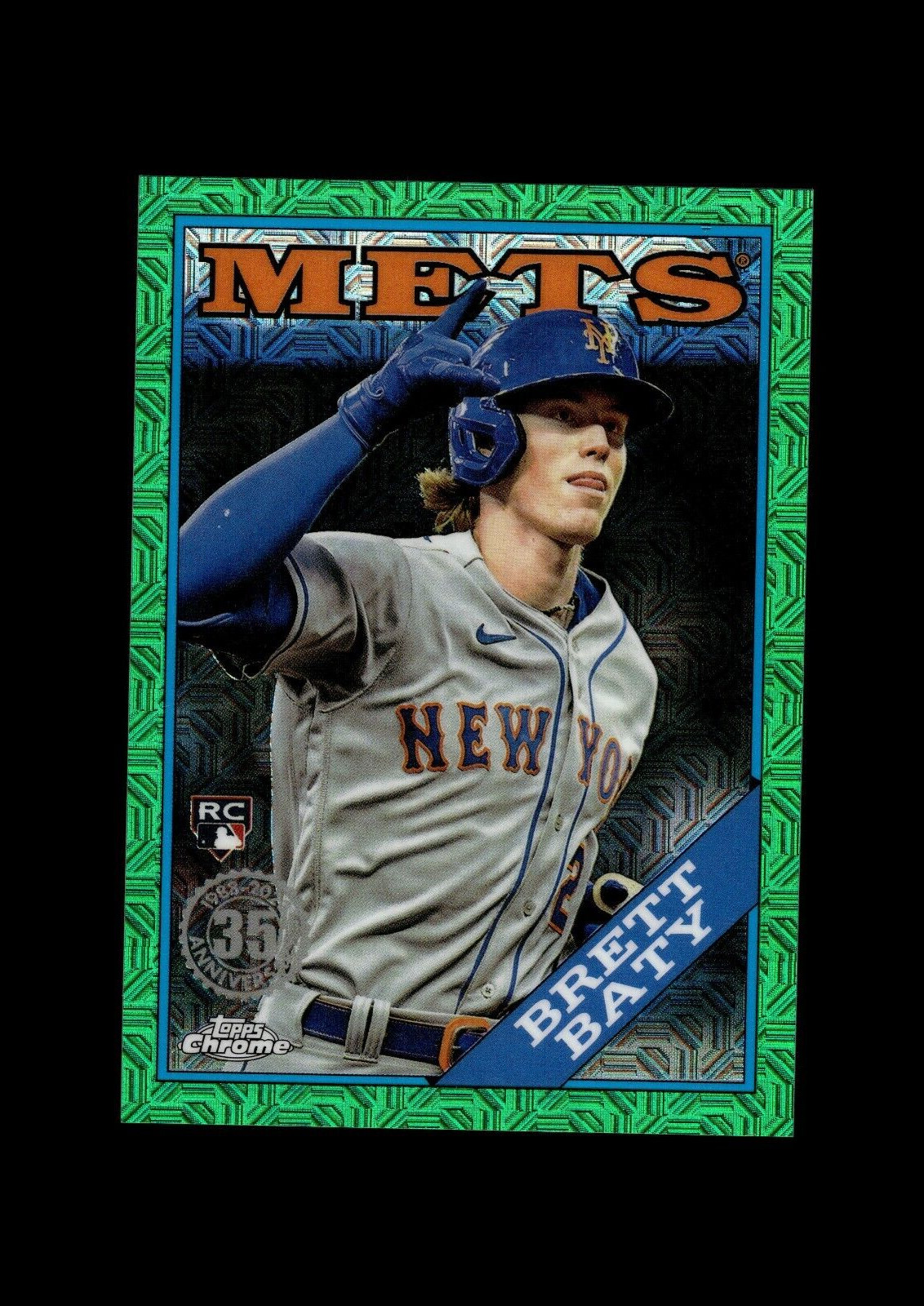 2023 Topps Update '88 Topps Silver Pack Green Refractor Brett Baty 88/99 A43 415