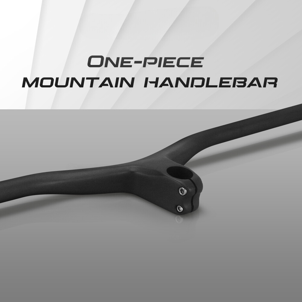 One Piece Carbon Mountain Bike Bars 760/780/800mm Mountain