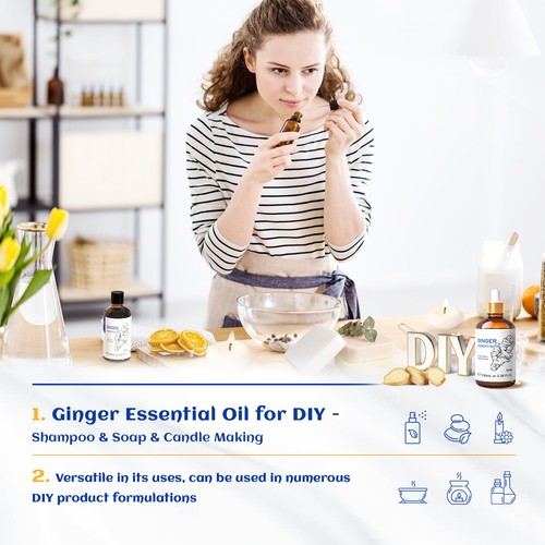 100ml Pure Essential Oil Diffuser Natural Aromatherapy Diffuser Fragrance Oils - Picture 65 of 176