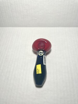Chameleon Glass Strong Man Themed Tobacco Hand Pipe Spoon