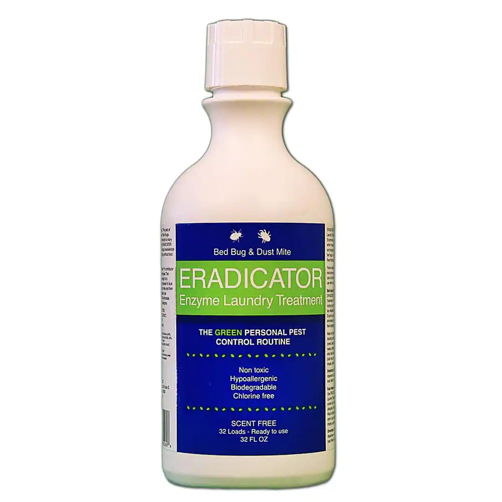 Bed Bug Dust Mite Natural Laundry Treatment 32oz Non-Toxic Hyporallergenic