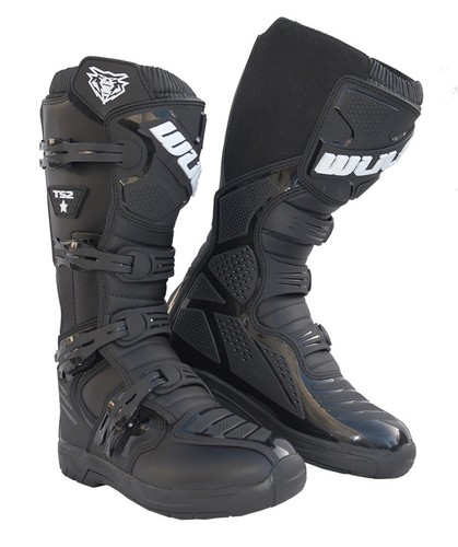 Adult MX Wulfsport CONNECT Shirt Pant Armour Boot Glove Helmet Red Set #10 - Picture 6 of 9
