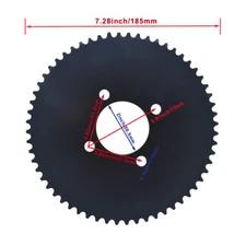60 Tooth #35 Chain Sprocket For Mini Bike Go Kart Trike ATV Quad