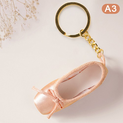 Mini Ballet Shoes Keychain vendre Pointe Shoes Keyrings Pointe Shoe Charm Bag Penddant