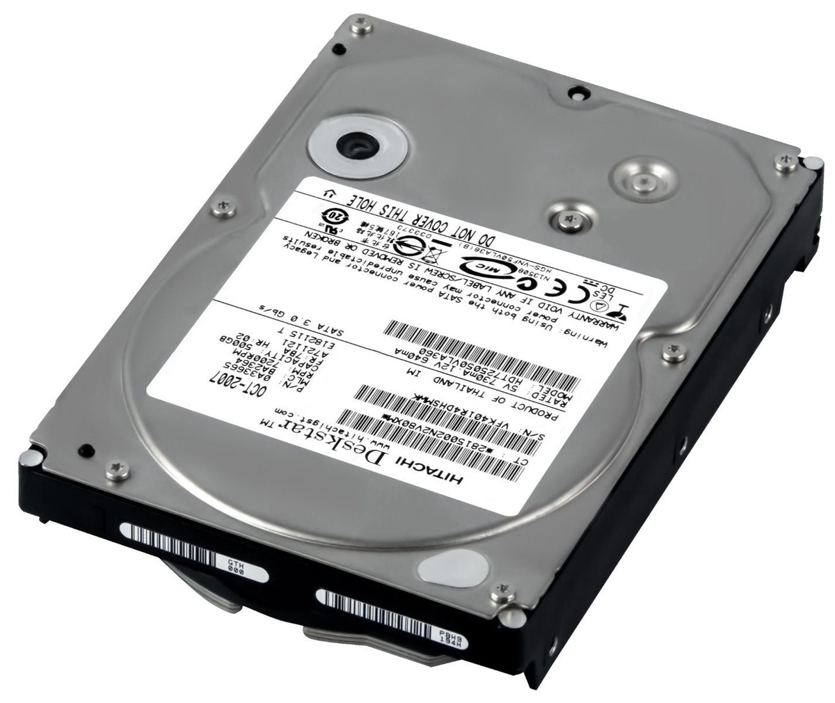 HITACHI DESKSTAR T7K500 HDT725050VLA360 500GB 7200U/min 16MB SATA