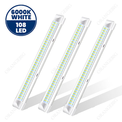 12V Car Van Interior Lights Strip Bar 108 LED Bus Caravan ON/OFF Switch 12 VOLT - Picture 15 of 22