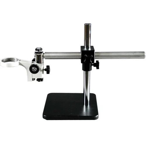 Single Aluminum Arm Boom Stand for Stereo Microscope Tube Mount 84mm Focus Block