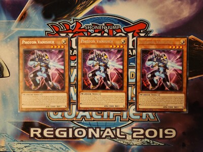 Yugioh Photon Vanisher LED3-EN035 - Rare - 1st Edition NM x3