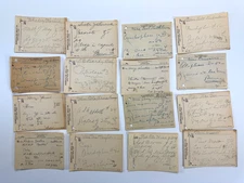 16 Antique 1929 Pharmacy Medical Rx Paper Prescription Hand-Written Some Dated B