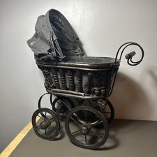 Antique Baby Carriage Stroller Doll Buggy Display Prop Early 1900  s