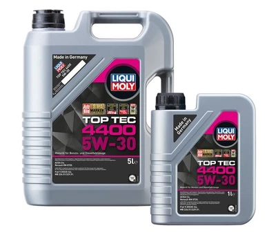 Huile moteur Liqui Moly Top Tec 4400 5W-30, 6 litres, ACEA C4 - 3750+3751 - Photo 1/4
