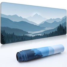 Desk Mat,Large Mouse Pad 35'' 15.6'' XXL Extended Gaming Mouse Pad Mat with N...