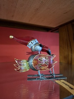 Cooler Rabe auf Ski - Höhe ca. 17 cm Medusa #5069