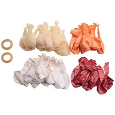 Rose Gold Konfetti Latex Pfirsich Luftballons, 50 StüCk 12 WeißE Luftb8152