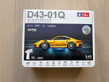 1/43 MINI DRIFT RC CAR IN WHITE HSTAR D43-01Q ALLOY MODEL CAR KIT