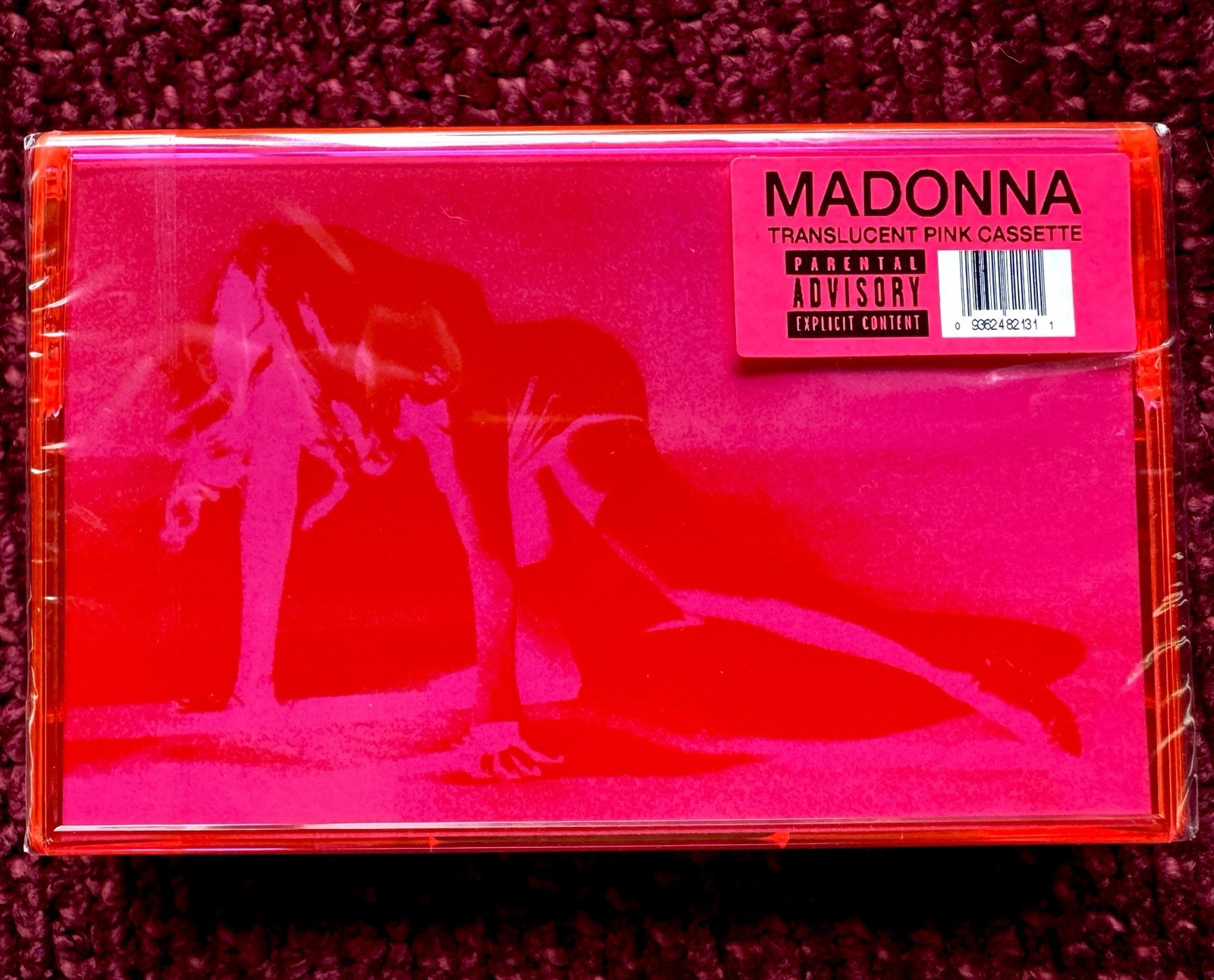 MADONNA CONFESSIONS TAPE SEALED CASSETTE PROMO HYPE PINK SHELL NO CRACKS LP MINT