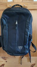Triumph Motorcycles Brand Back Pack Black with Rain Cover