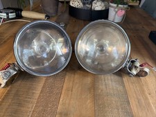 Pair Vintage Dietz No 510 Spot Lights Emergency Fire Truck Police Car Lamps