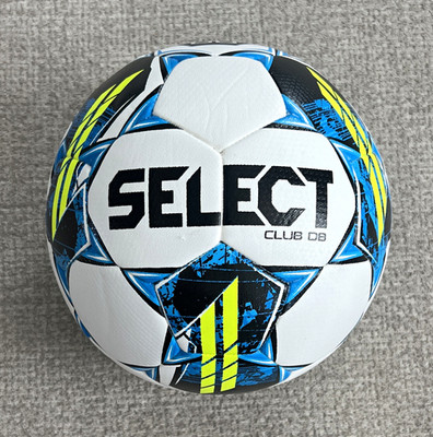 Select Club DB Size 3 Soccer Ball TPU Training DBB White Black Blue Yellow