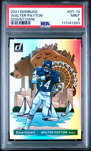 Walter Payton #DT-13 2021 Panini Donruss Downtown card