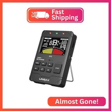 Linrax MT2 Rechargeable Metronome Tuner, 3 in 1 Digital Metronome Tuner Tone Gen