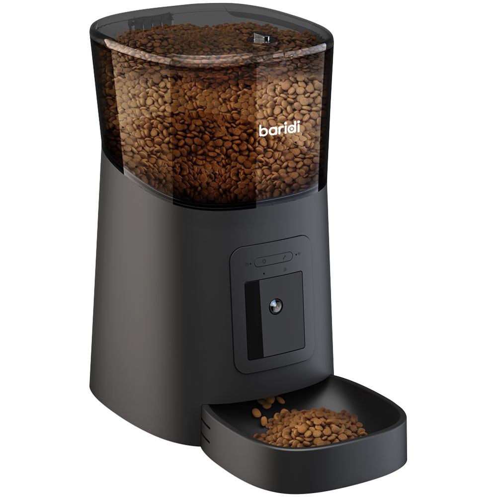 Baridi Automatic Pet/Cat/Dog Feeder with Camera 6L