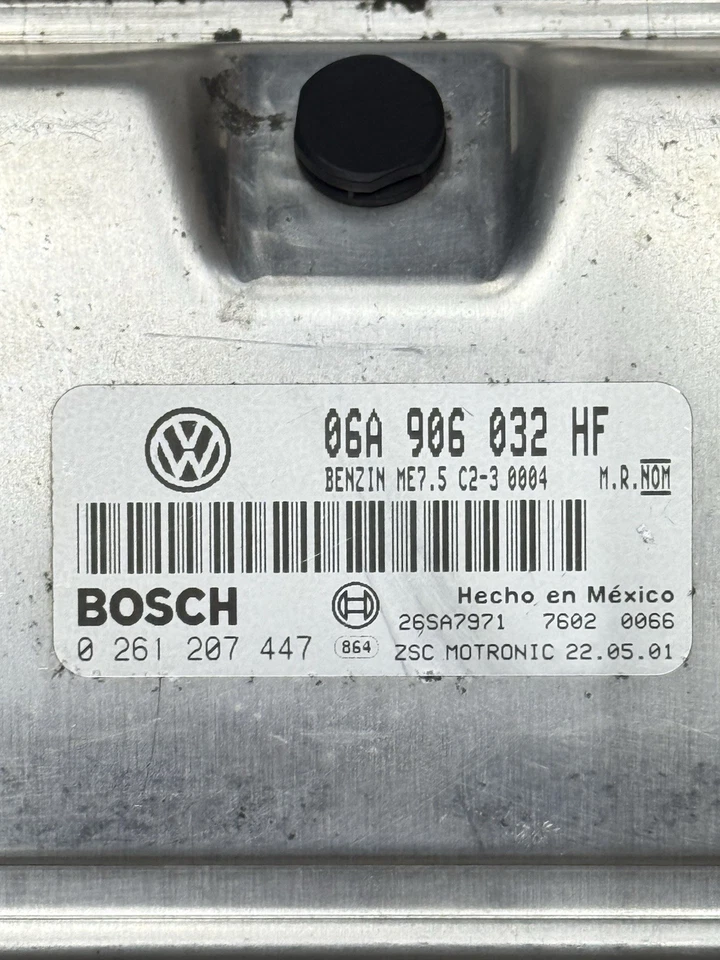 Volkswagen Jetta 2002 1,8T motor ordenador ECM ECU PCM 06A906032HF programado Foto 3 de 4
