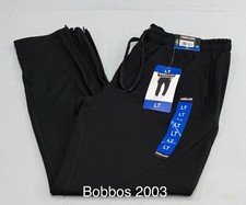 Kirkland Signature Men s Tapered Leg Opening Zippers Active Pants, Black, L T