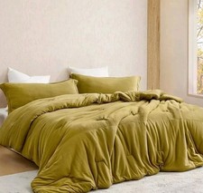 Love Thick Soothing Coma Inducer Oversized KING Comforter Set Autumn Leaves NWT
