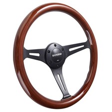 Universal 350mm 14 Grant Classic Nostalgia Style Wood Grain Steering Wheel B... Universal 350mm 14 Grant Classic Nostalgia Style Wood Grain Steering Wheel B...