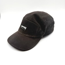Thrasher 5 Panel Camper Hat Mens One Size Bla...