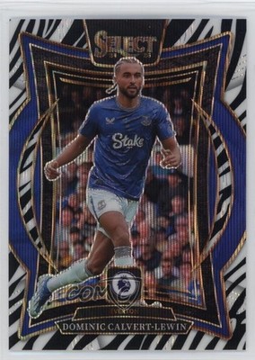 2024 Panini Select Premier League Terrace Zebra Prizm Dominic Calvert-Lewin p6a