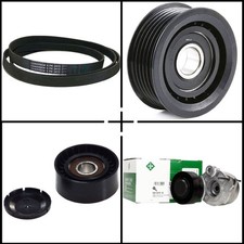 CONTINENTAL CTAM, Schaeffler INA Keilrippenriemen Satz für Opel ANTARA A