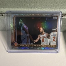 Topps 2025-26 Jalen Brunson OG Anunoby New York Knicks Basketball Card #274