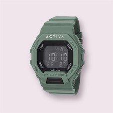 Activa X Invicta Digital Unisex Watch - 50mm, Green Silicone Strap ACW-513-005